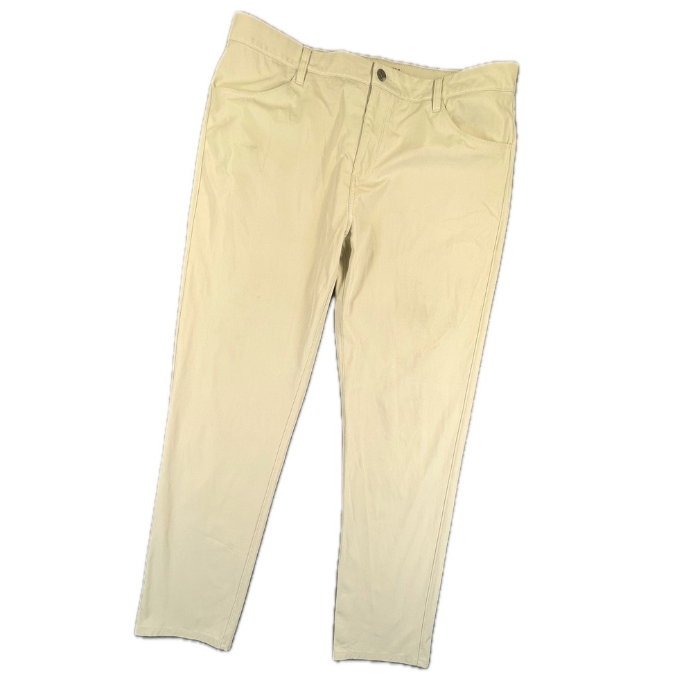 Vuori Meta Pant Khaki 40x31 Performance Technical Gorpcore Chino Athleisure